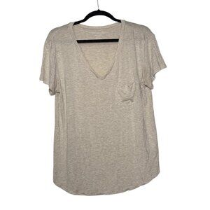 American Eagle Soft And Sexy Scoop Neck Tee Slub Tan Size Medium Super Soft
